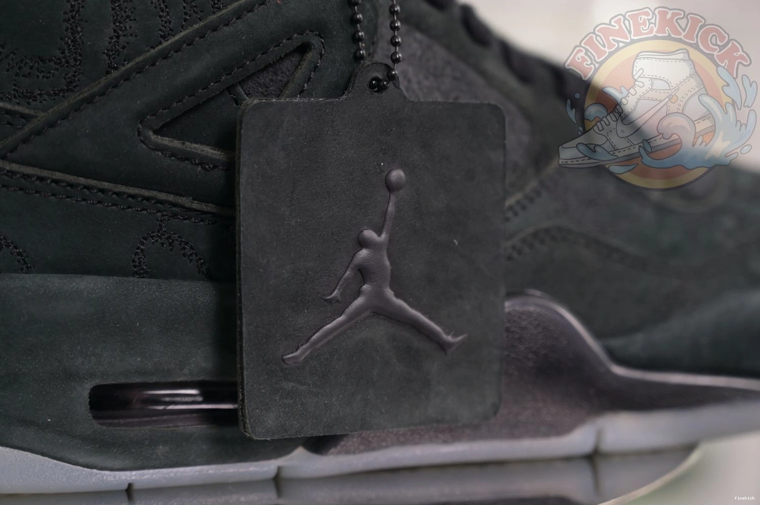 black kaws Jordan Air 4 Jordan 0217